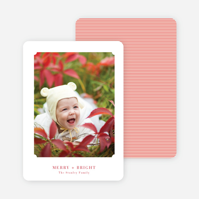 Matte It Holiday Photo Cards - Berry Red