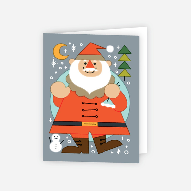Vintage Santa Christmas Cards - Multi