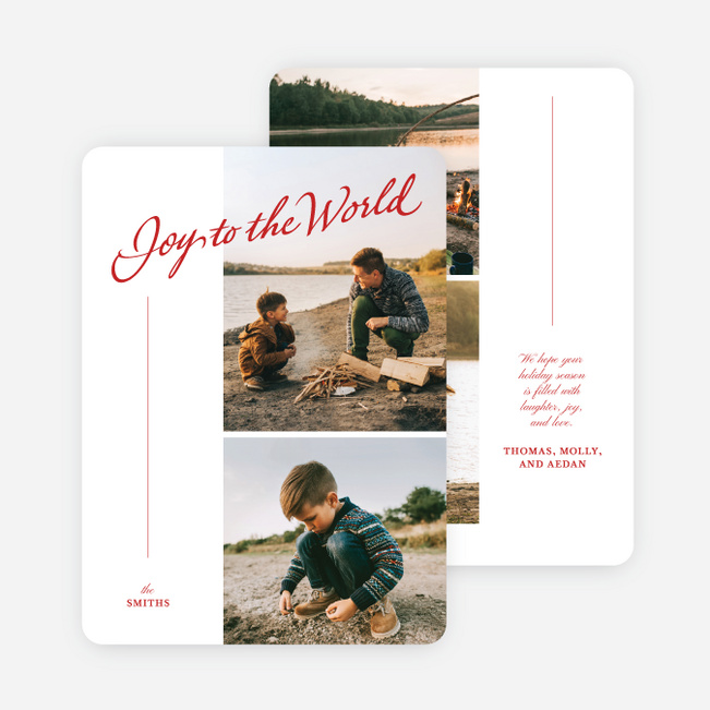 Dash of Joy Christmas Cards - Red