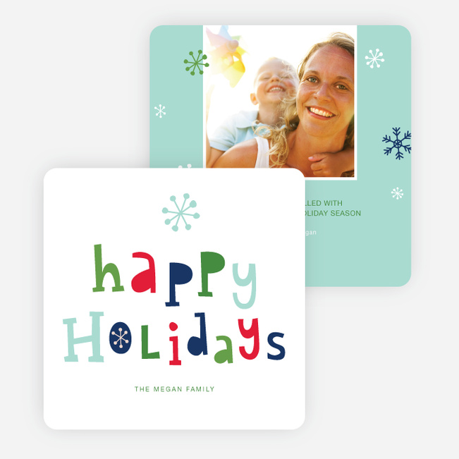 Colorful Happy Holidays Cards | Paper Culture