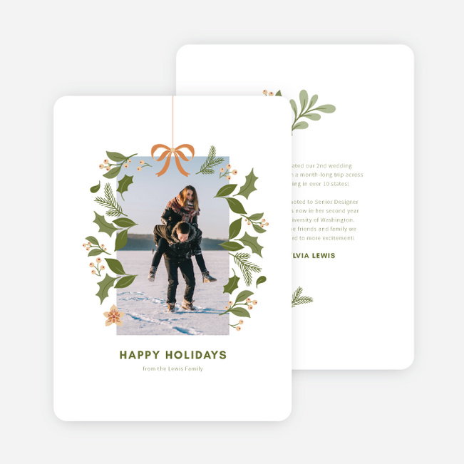 Bountiful Berries Holiday Cards and Invitations - Multi