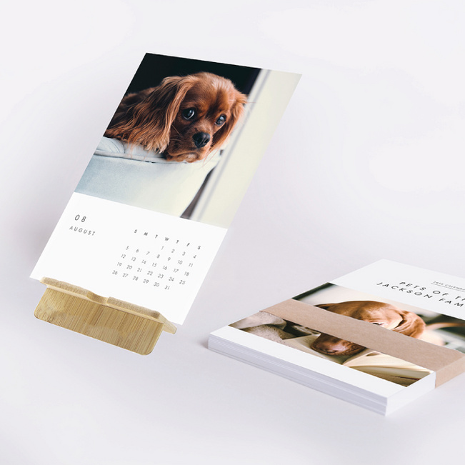 Custom dog shops calendar