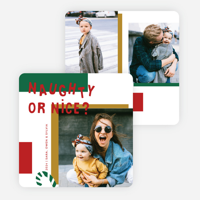 Big Question Christmas Cards - Multi