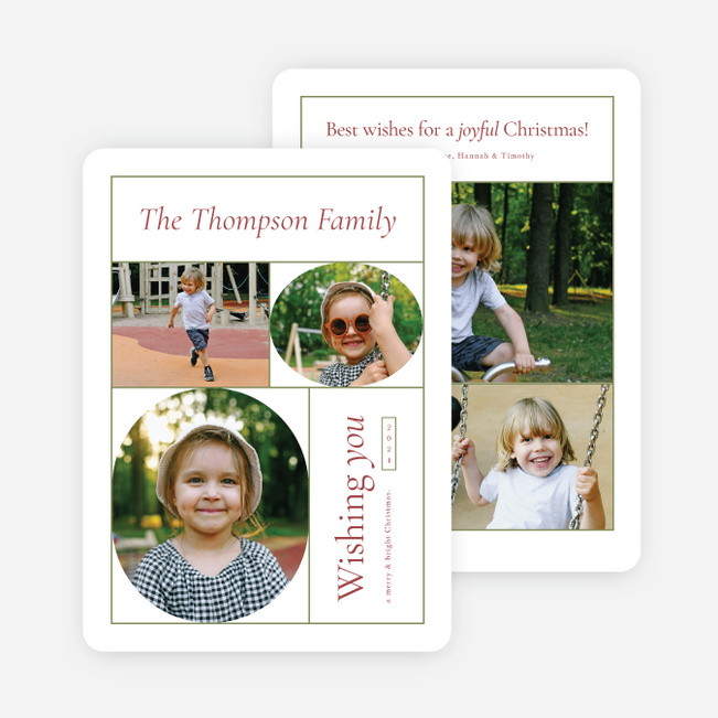 Harmony Christmas Cards - Red