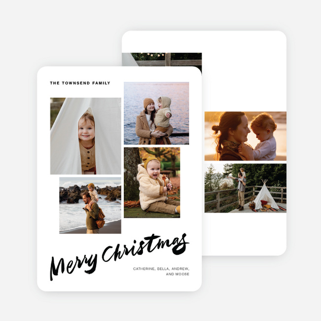 Merry Manifesto Christmas Cards - White