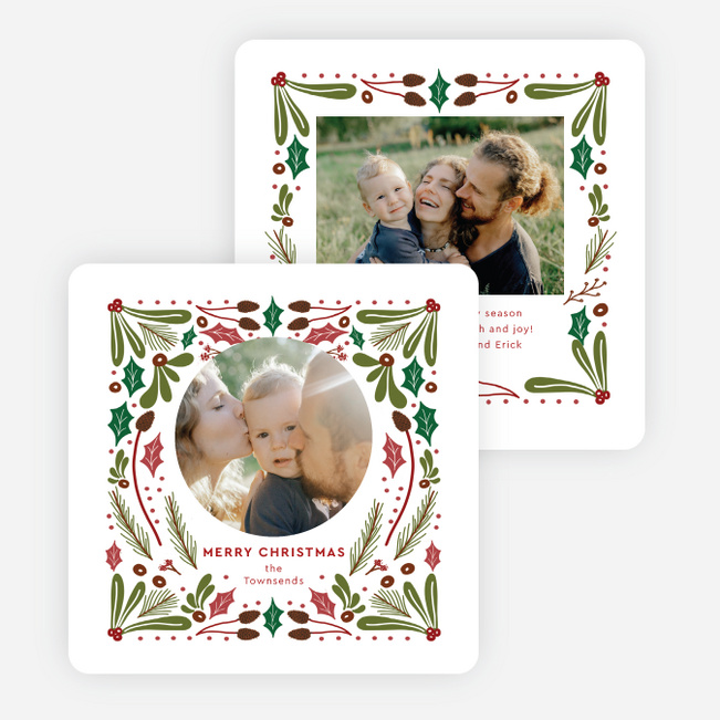 Cozy Traditions Christmas Cards - Red