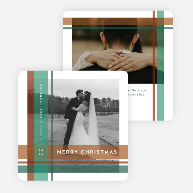 All Striped Up Christmas Cards - Multi