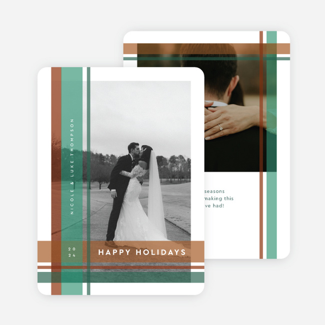 All Striped Up Holiday Cards and Invitations - Multi