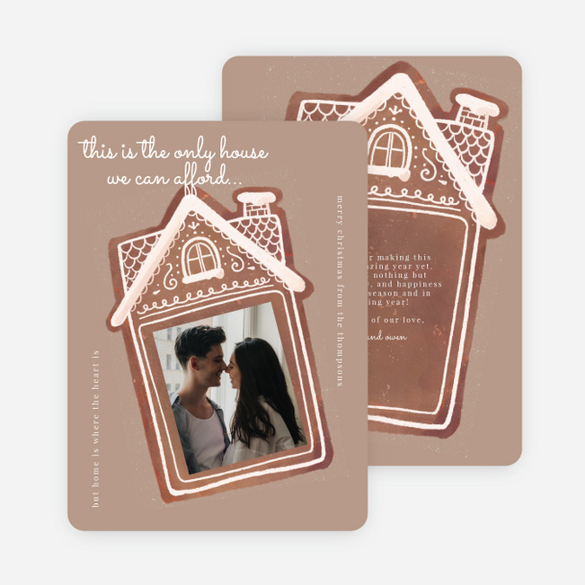 Sweetest Spot in Town Holiday Cards and Invitations - Beige