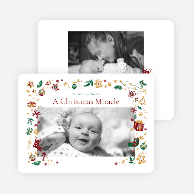 Collage of Joy Christmas Cards - Multi