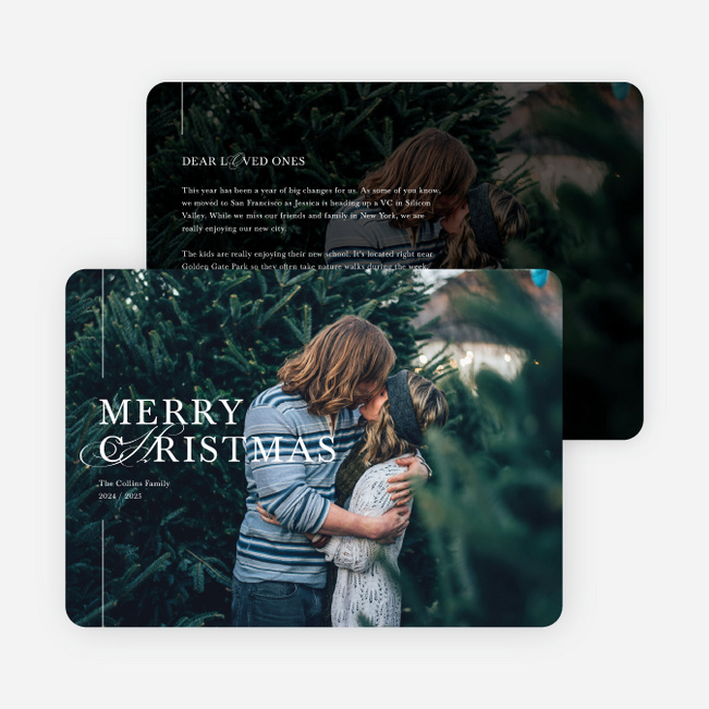 Low-Key Celebrations Christmas Cards - White