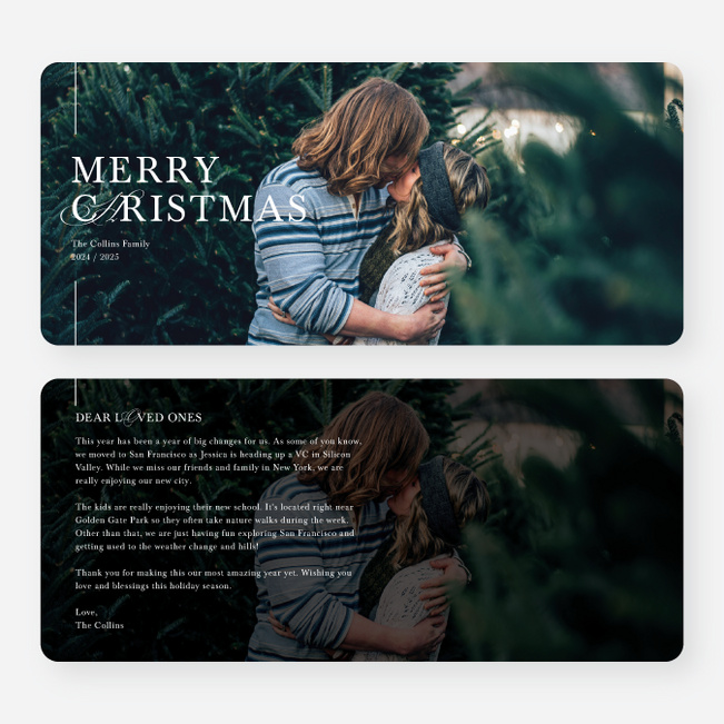 Low-Key Celebrations Christmas Cards - White