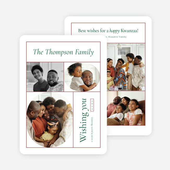 Harmony Kwanzaa Cards - Green